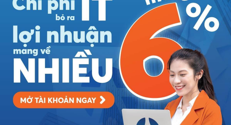 Ưu đãi lãi suất margin 6%